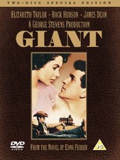 Giant DVD (2003) Elizabeth Taylor, Stevens (DIR) cert PG 2 discs Amazing Value