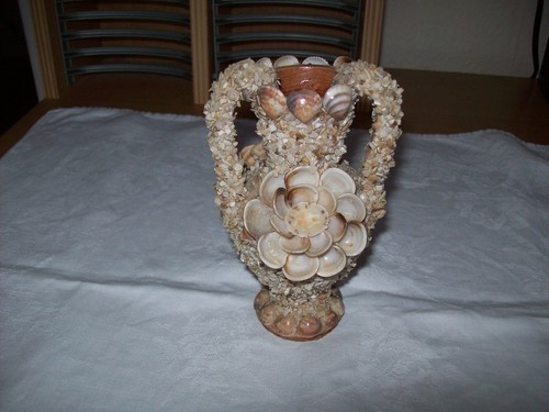 Vintage amphora vase with - vintage,