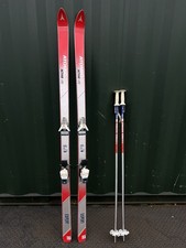 Atomic Active Lite Expert 185 Skis with Kerma Bindings ski poles sticks  Used