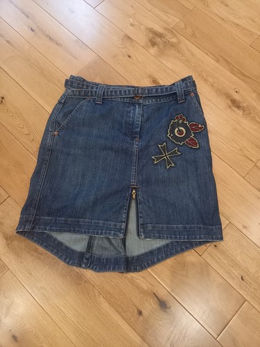 Denim skirt fake - skirt, london