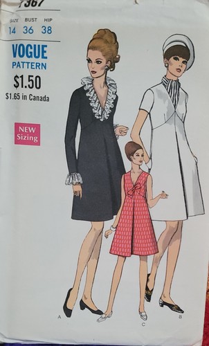Vintage vogue pattern 7367 - vintage,