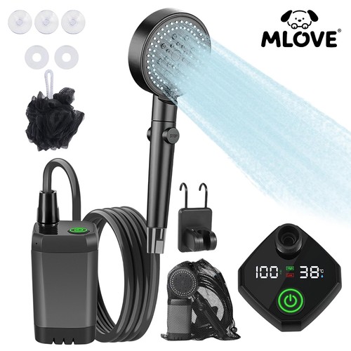 Portable shower pump with - shower,