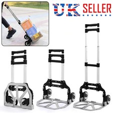 Heavy Duty 80kg Folding Sack Truck Barrow by Sack Trolley Lightweight Strong f
