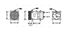 AVA Aircon Compressor DZAK017