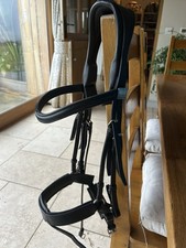 Fairfax Snaffle Bridle Full Size/Standard Black