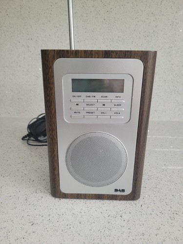Red vertical dab radio - dab, dab/fm