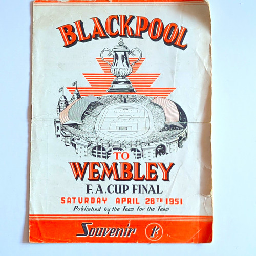 Blackpool wembley cup - wembley,
