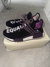 Adidas Pharrell Williams NMD HU Holi Black Purple Mens UK 9