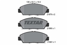 BRAKE PAD SET, DISC BRAKE FOR