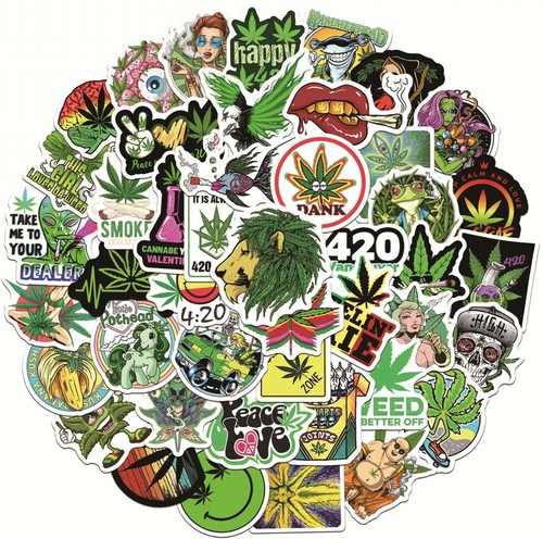 Weed horror vinl - x, stickers