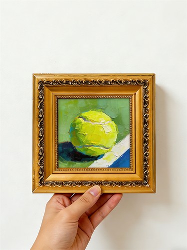 Original hand painted tennis - original,