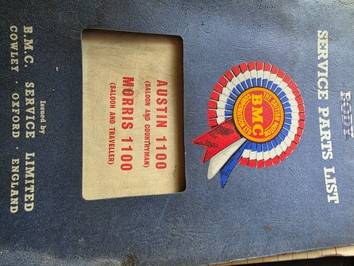 Genuine bmc parts list - genuine,