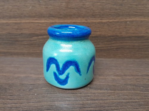 Studio pottery decorative pot - decorative,