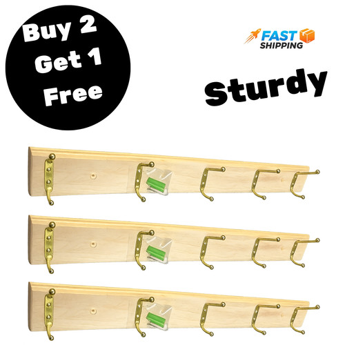 Strong wooden wall coat - 1x,
