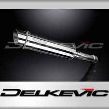 Kawasaki ER5 1996-2007 350mm Round Stainless Exhaust Silencer Can Kit