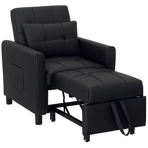 Homcom folding chair bed - homcom,