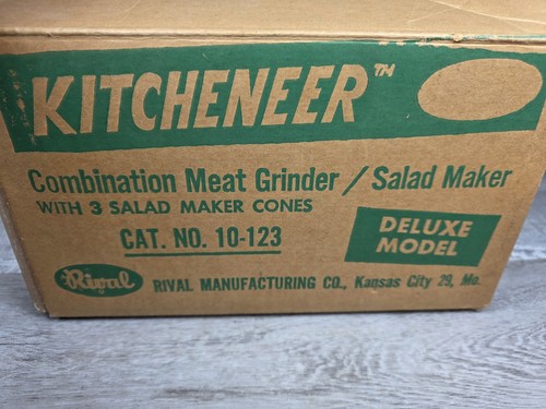Vtg kitcheneer rival - kitcheneer,