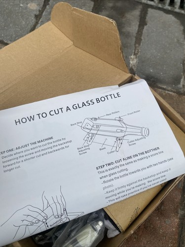 Glass bottle cutter kit - bottle, beer