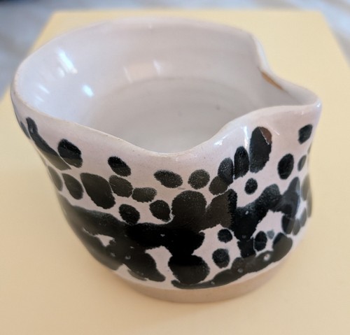 Hand thrown pottery bowl - thrown,