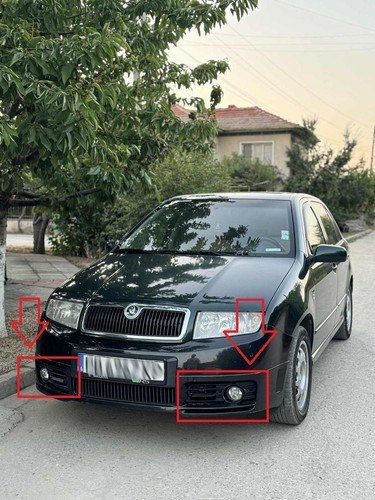 Skoda fabia vrs - skoda, bumper
