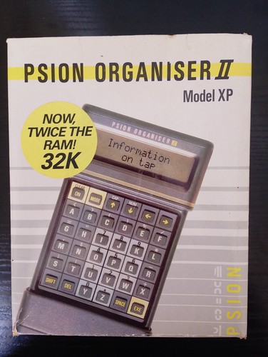 Psion organiser model - model, xp