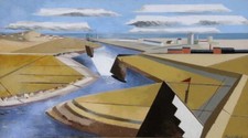 Paul Nash : The Rye Marshes 