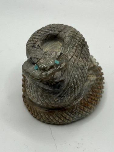 Zuni coiled rattlesnake snake - zuni,