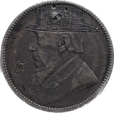 1894 shilling paul kruger boer - kruger,