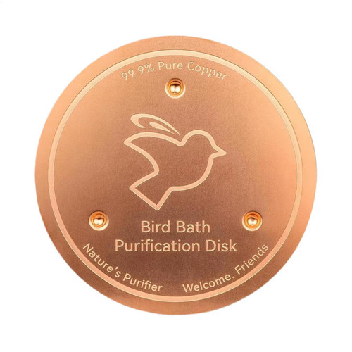 Bird bath copper - bird,