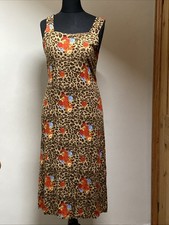 Pinafore/style Dress. Size:S/M. Easy Care Fabric. Brand: DONNA Vintage