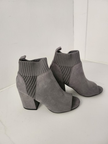 River island grey faux - island, suede