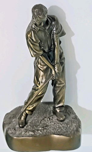 Vintage bronze finish statue - finish,