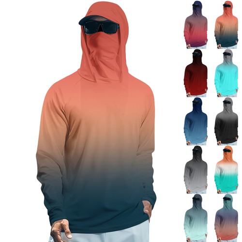 Men upf sun hooded - men's, 50+