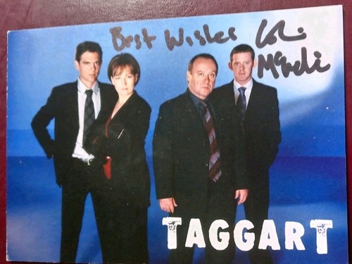 Colin mcreidie signed - signed, taggart