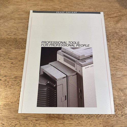 1988 sharp copiers catalog and - sharp,