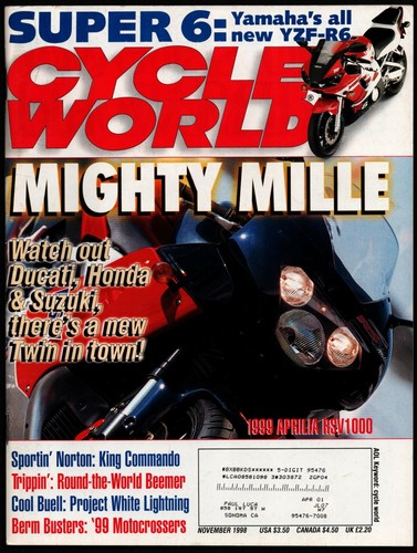 November 1998 cycle world - cycle,