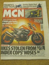 MCN - MOTORCYCLE NEWS - HARLEY NIGHT ROD - 23 Aug 2006