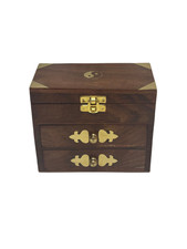 Yin Yang Wooden Jewelry Box