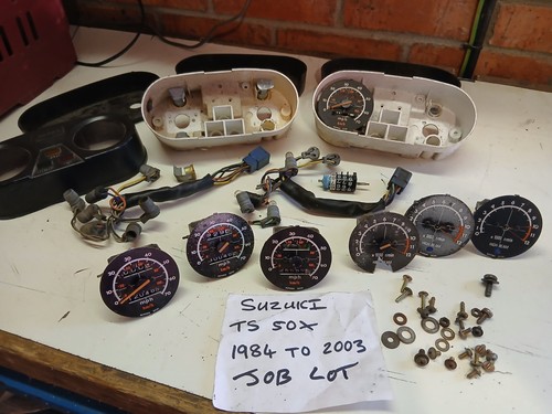 Suzuki ts50x speedo clocks job - suzuki,