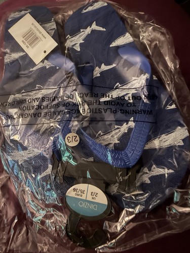 Shark kids flip - flops, sandals