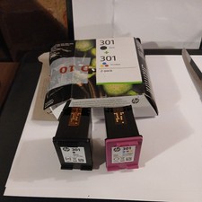 HP 301 Black and Tri-color Ink Cartridge (N9J72AE) OPENED NEVER USED