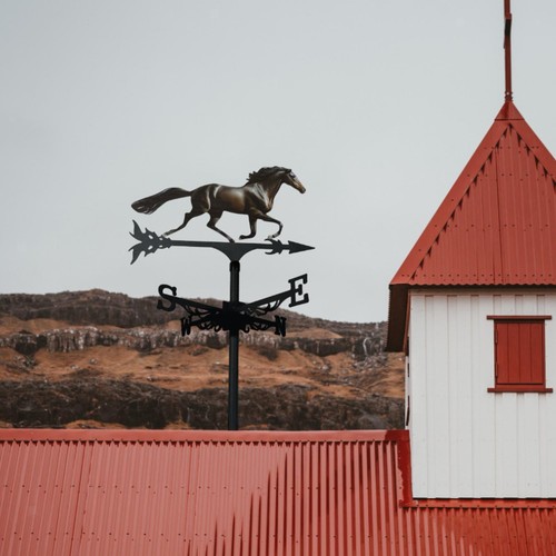 Horse metal weathervane - horse,