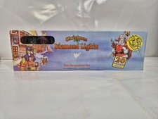 Vintage Christmas Tree Diamond Fairy Lights 20 Push In Bulbs New