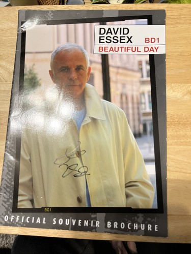 David essex autographed - essex,