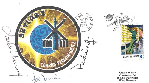 Pete conrad crew - crew, signed