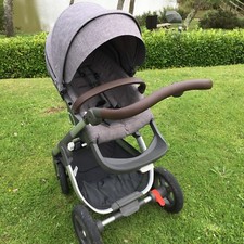Stokke Trailz Faux Leather handlebar and bumper bar covers