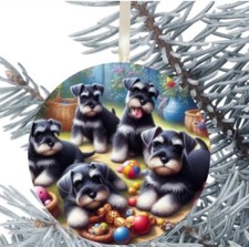 Giant Schnauzer Dog Hanging Bauble Gift Present Decoration Christmas 