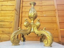 Vintage Heavy Ornate Brass