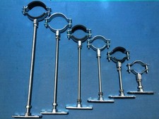 gazebo marquee shelter  pole tube Pipe Bracket Clip clamp Stand Off wall Fixings