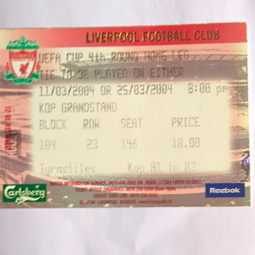 Uefa cup 2003 - cup, 2003/2004